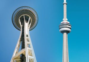 Seattle Space Needle | Toronto’s CN Tower