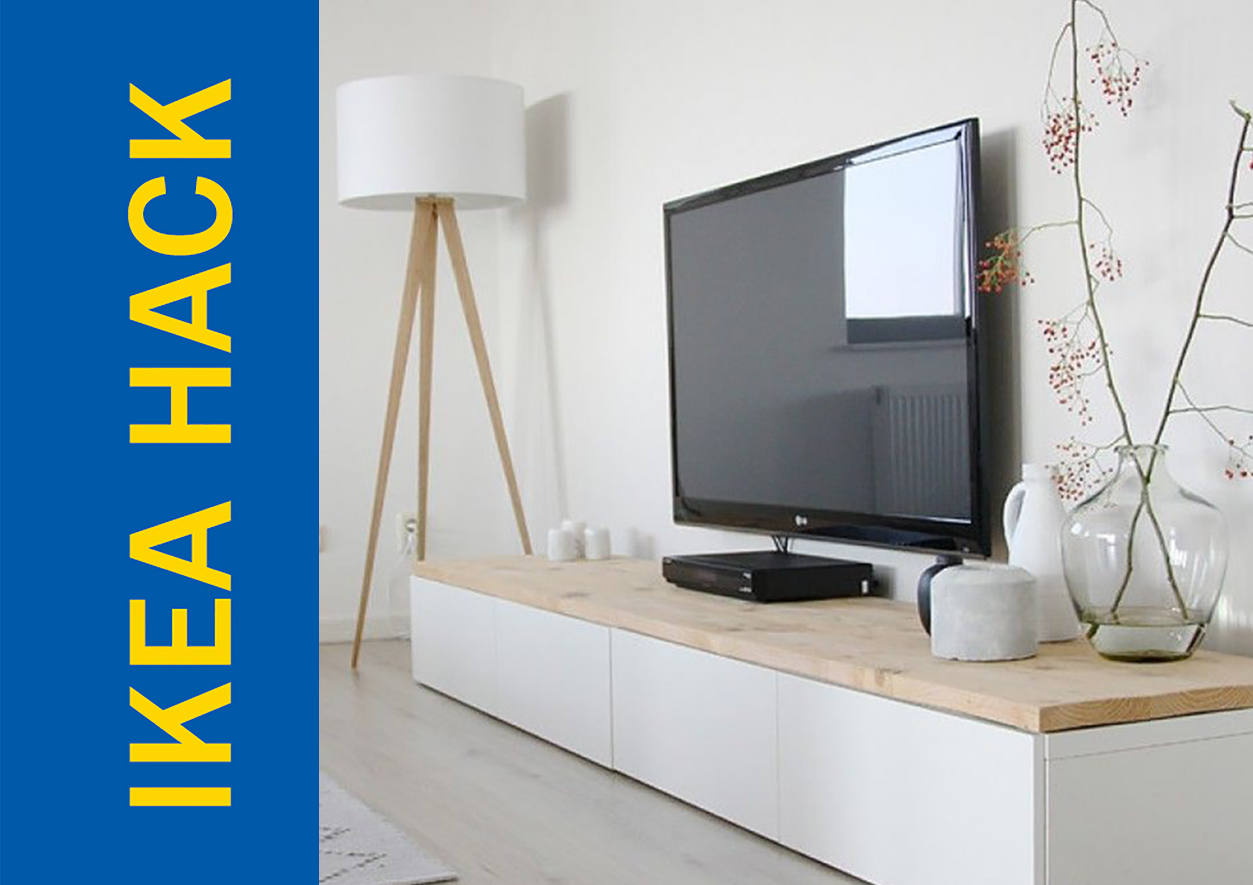 Awesome Ikea Hack Of The Week A Tv Stand That S Modern And Homey